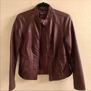 Faux leather jacket